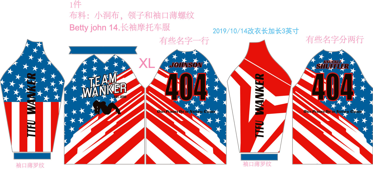 Team Wanker Motocross Jersey